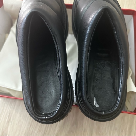 Staud NEW Astro quilted vegan leather mules Black Shoes Slides New 36 6 New NIB - Picture 16 of 16